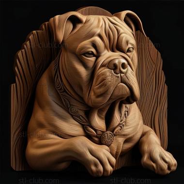 3D model st American Bully dog (STL)